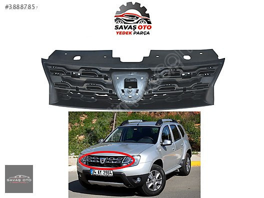 DACİA DUSTER ÖN PANJUR SİYAH VEYA KROMLU 2013+ 623100838R