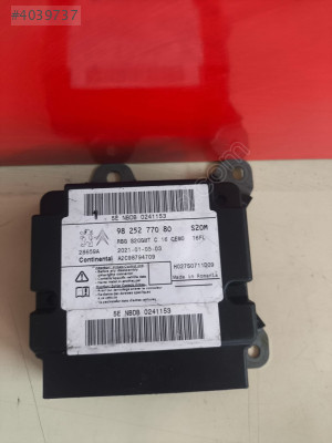 CİTROEN C3 AİRBAG BEYNİ 9825277080