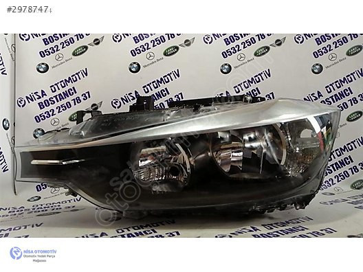 BMW 3 SERİSİ F30 KASA SOL FAR MAKYAJSIZ HALOJEN ORJ 63117259523