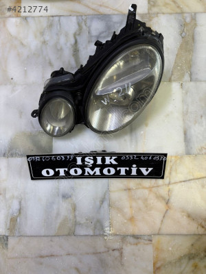 mercedes w211 ön sol far ayak tamirli çıkma mercekli