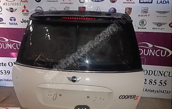 Mini cooper S R56 BAGAJ KAPAĞI