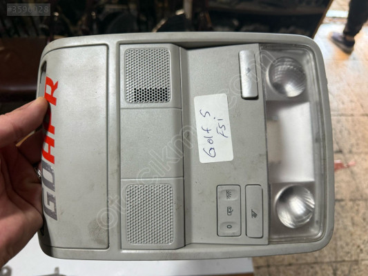 2004-2008 VW GOLF 5 ÖN TAVAN AYDINLATMA KOMPLE ORJ ÇIKMA