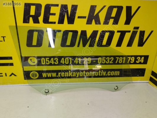 RENAULT MEGANE 4 SAĞ ÖN KAPI CAMI ORJ ÇIKMA RENKAY OTO KOCAELİ