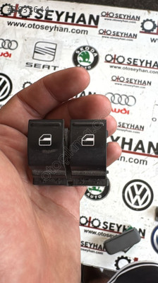 1K3959857B vw caddy sol ön kapı ikili cam düğmesi