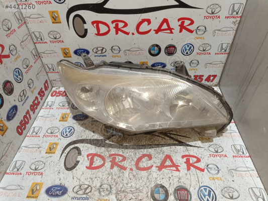 TOYOTA COROLLA SAĞ ÖN FAR ORJİNAL ÇIKMA PARÇA