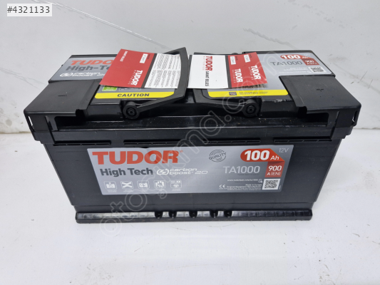 GARANTİLİ SIFIR AKÜ 100 AMPER 12V TUDOR (353x175x190)