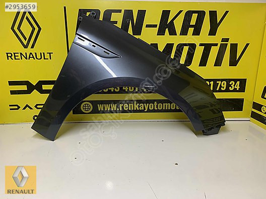 RENAULT MEGAN 4 SAĞ ÖN ÇAMURLUK ORJİNAL GRİ ÇIKMA PARÇA RENKAY