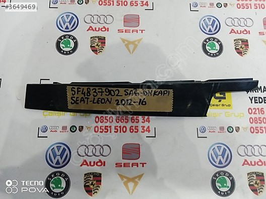 SEAT LEON 2012-2016 SAĞ ÖN KAPI DİREK KAPLAMASI OEM 5f4837902