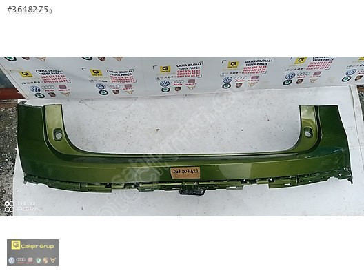 VOLKSWAGEN TAİGO ARKA TAMPON OEM 2G7807421 ÇIKMA SÖKME YEDEK PAR