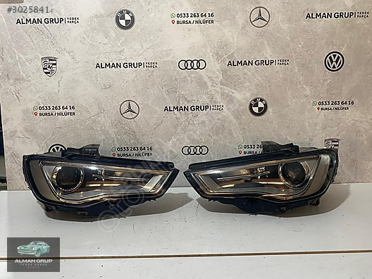 AUDİ A3 TAKIM FAR HATASIZ ORJİNAL BEYİNLER DAHİL