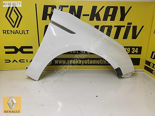 RENAULT MEGAN 4 SAĞ ÖN ÇAMURLUK BEYAZ ÇIKMA ORJ RENKAY OTOMOTİV