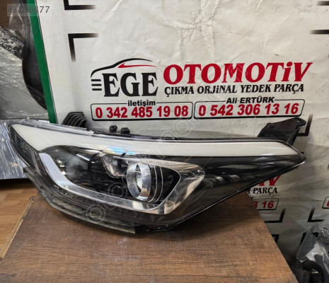 2014/2019 HYUNDAİ İ20 LEDLİ MERCEKLİ SOL FAR ORJINAL HATASIZ