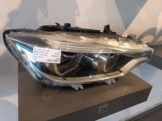 BMW F30 LCİ SAĞ FAR LED 2015 2019 8738712-02 C