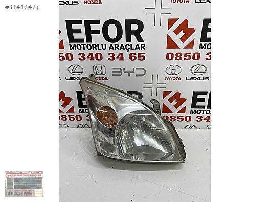 TOYOTA LAND CRUISER PRADO SAĞ FAR ÇIKMA ORJİNAL PARÇA 03-06