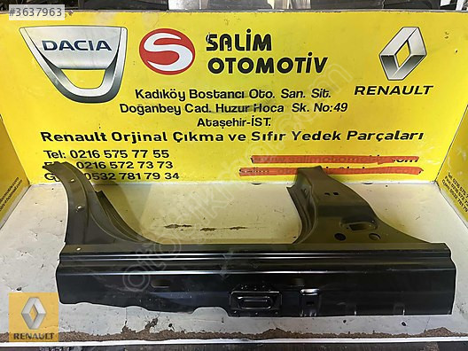 RENAULT CAPTUR 2023 SAĞ ARKA MARŞBİYEL SACI VE DİĞER PARÇALARI