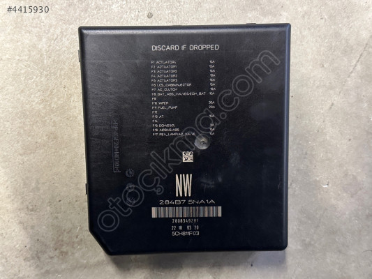 NİSSAN QASHQAİ SİGORTA KUTUSU 284B75NA1A 5CH811F03