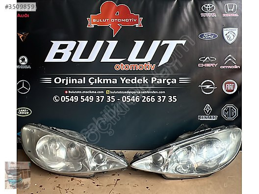 Peugeot 206 sağ sol far çıkma