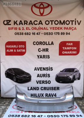 2013-2018 TOYOTA COROLLA ÇIKMA ORJINAL ARKA TAMPON