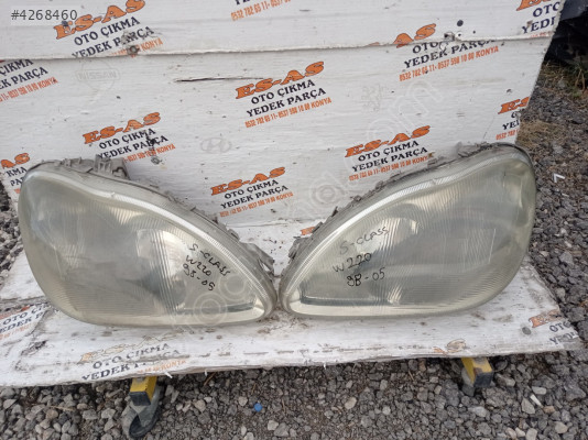 MERCEDES S-CLASS W220 SAĞ SOL FAR ÇIKMA ORJİNAL 1998-2005