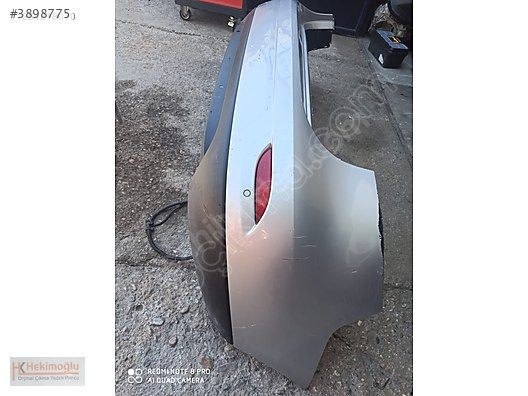 RENAULT FLUENCE ARKA TAMPON GÜMÜŞ GRİ SENSÖRLÜ AZ HASARLI