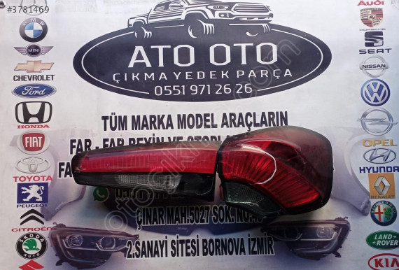 FİAT EGEA CROSS ORJİNAL ÇIKMA SAĞ İÇ DIŞ STOP