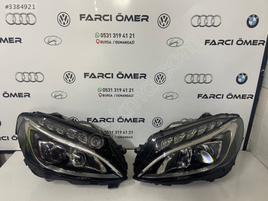 MERCEDES W205 SAĞ SOL ÖN FAR ORJİNAL