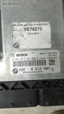 BMW E87 LCI 120D ORİGİNAL MOTOR BEYNİ 0281016066 0281015043 ÇIKMA