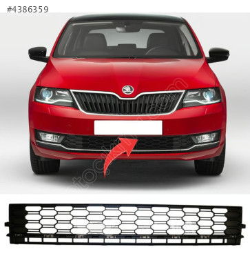 5JA853677D SKODA RAPİD 2017-2023 ÖN TAMPON ALT ORTA IZGARA