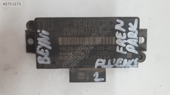 renault fluence 2015 park fren modülü/beyni (son fiyat)