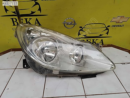 OPEL CORSA D SAĞ FAR MAKYAJSIZ ÇIKMA ORJİNAL YEDEK PARÇA