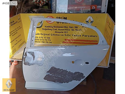 RENAULT MEGAN 4 ÇIKMA ORJİNAL SOL ARKA KAPI VE DİĞER PARÇALARI