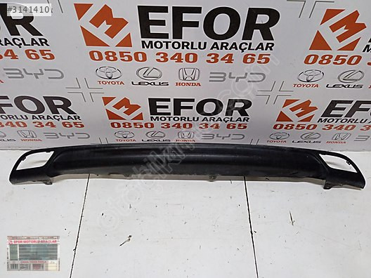 TOYOTA YARİS ARKA TAMPON ALT DİFÜZÖR ÇIKMA ORİJİNAL PARÇA 2016