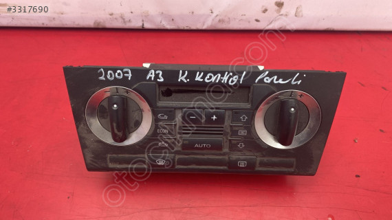 AUDİ A3 8P 04-10 KLİMA KALORİFER KONTROL PANELİ