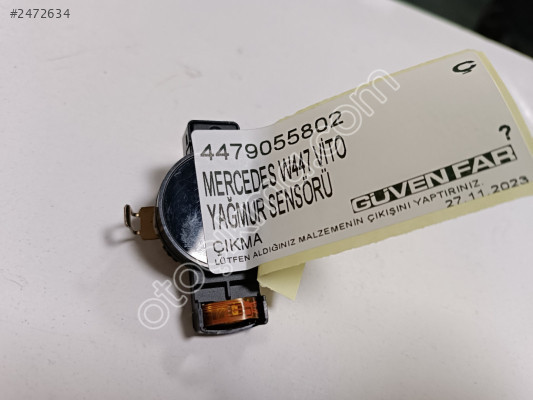 MERCEDES W447 VİTO YAĞMUR SENSÖRÜ 4479055802 Ç