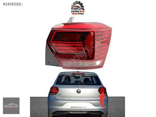 POLO ARKA STOP LAMBASI SAĞ SOL 2018+ ADET FİYAT