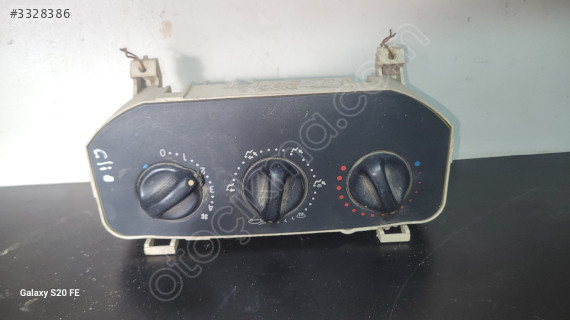 Renault clio kalorifer kumanda paneli