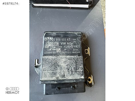 3Q0959655 SKODA OCTAVIA AİRBAG BEYNİ (ÇIKMA ORJİNAL)