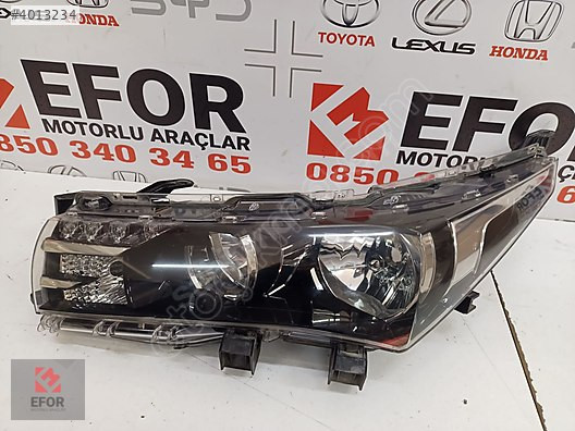 TOYOTA COROLLA SOL FAR ÇIKMA ORİJİNAL PARÇA 2013-2015