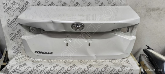 TOYOTA COROLLA 2019 2025 ARKA BAGAJ KAPAĞI ÇIKMA ORJİNAL SEDEFLİ