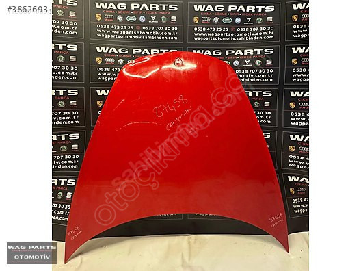 2006 - 2012 PORSCHE CAYMAN KIRMIZI TEMİZ KAPUT 99151101104