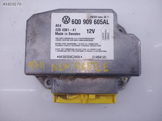 VOLKSWAGEN EOS AİRBAG BEYNİ