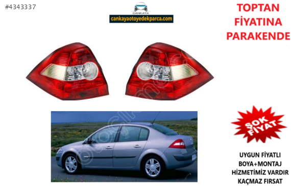 MEGANE 2 SEDAN 2003/2006 STOP LAMBASI SIFIR SAĞ/SOL ADET FİYAT