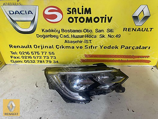 RENAULT TALİANT ÇIKMA ORJİNAL SAĞ FAR VE DİĞER PARÇALARI