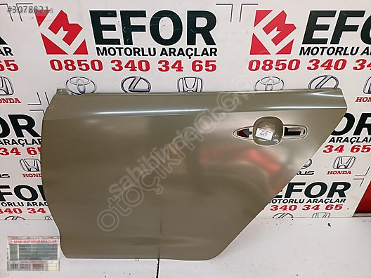 TOYOTA COROLLA SIFIR ORJİNAL SOL ARKA KAPI SACI OEM:67114-02300