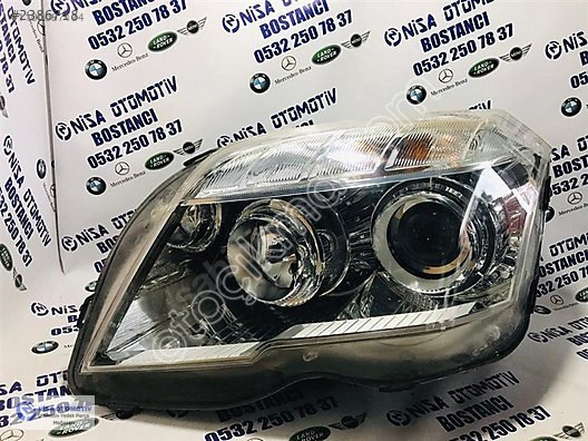 MERCEDES GLK SERİSİ X204 KASA SOL ÖN FAR MAKYAJSIZ XENON ORJ