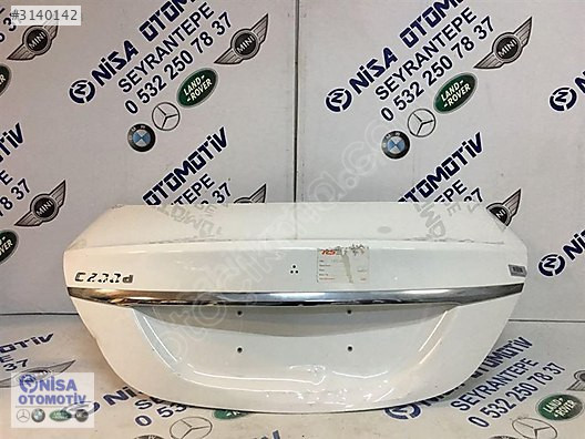 MERCEDES C SERİSİ W205 C180 BAGAJ KAPAĞI ORJ ÇIKMA