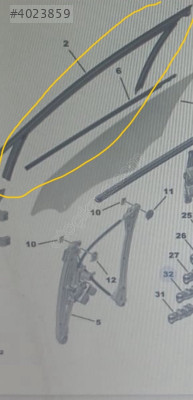 citroen c5 aircross cam oluğu sağ 98112466 XT