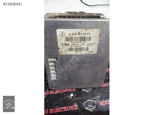 MERCEDES E CLASS A2134311401 A006E397 Q01 ABS BEYNİ