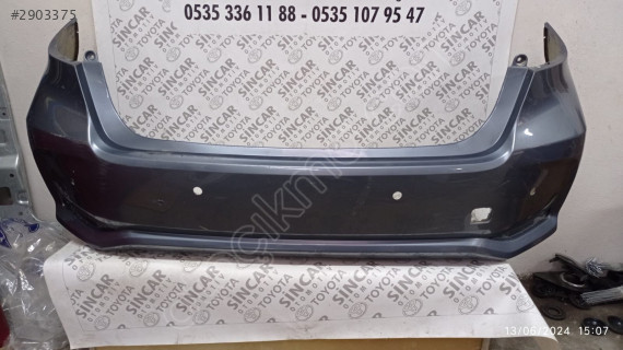 2019-2024 Toyota Corolla Orjinal Çıkma Arka Tampon