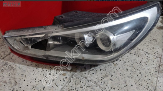 HYUNDAİ İ30 SOL ÖN FAR 2016 2018 ORİJİNAL ÇIKMA PARÇA
